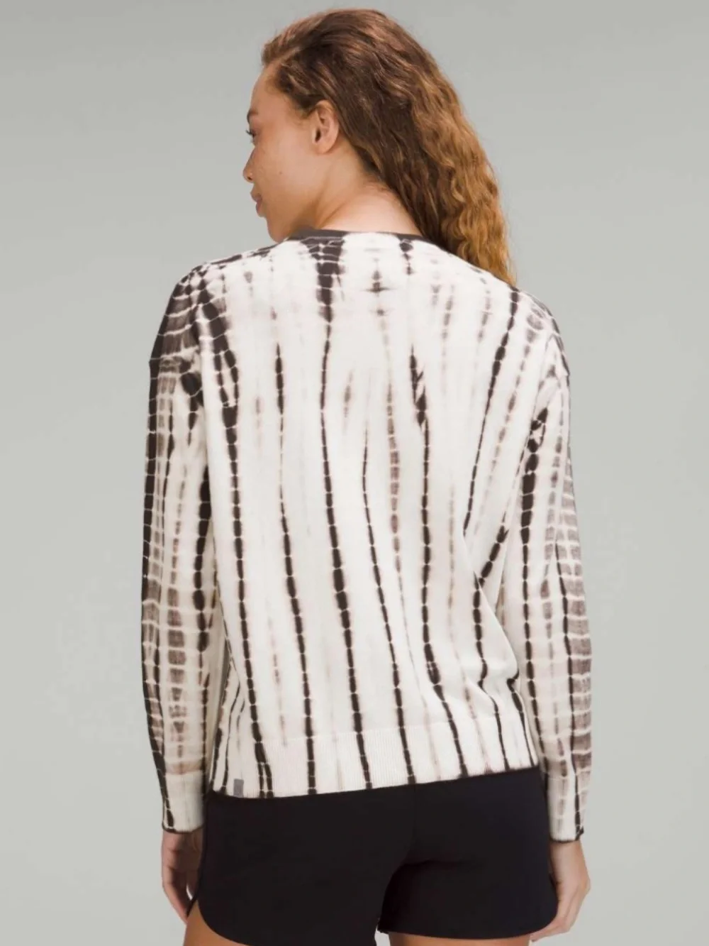 Lululemon Tie Dye Cashmere Blend Crewneck Sweater